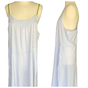 Pale Blue Linen Blend Dress - Casual - Summery - No Tags
